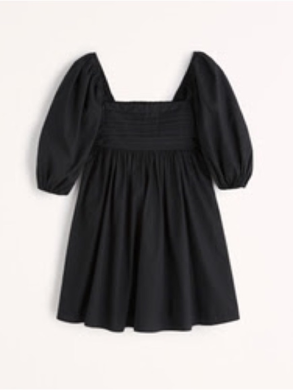 Abercrombie & Fitch Ruched Bodice Puff Sleeve Mini Dress